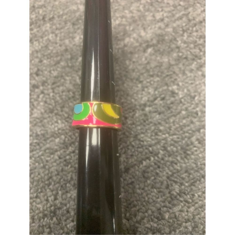 Multicolored Oil Paint Look Ring